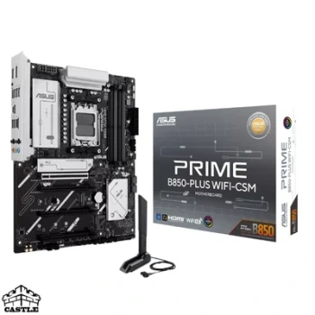 مادربرد ایسوس مدل PRIME B850-PLUS WIFI CSM سوکت AM5 با پشتیبانی از DDR5 و Wi-Fi 6E