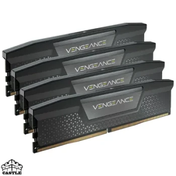 رم کورسیر VENGEANCE DDR5 ظرفیت 96GB کیت 4×24 فرکانس 6400MHz CL32