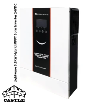 اینورتر هیبریدی لایت‌ویو Lightwave مدل LW-INV-HY-3.2KW (۳.۲ کیلووات، ۲۴ ولت)